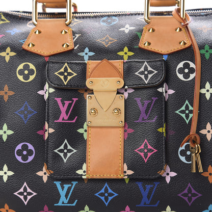 Louis Vuitton Monogram Multicolor Speedy 30 Black 8 of 8
