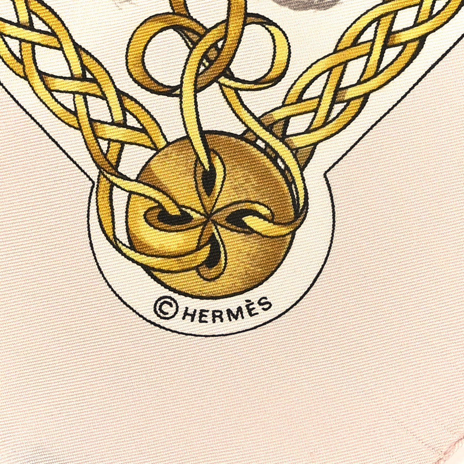 Hermes Silk Les Robes Scarf 90 4 of 5