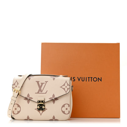 Louis Vuitton Empreinte Monogram Giant Pochette Metis Creme Bois de Rose 11 of 11