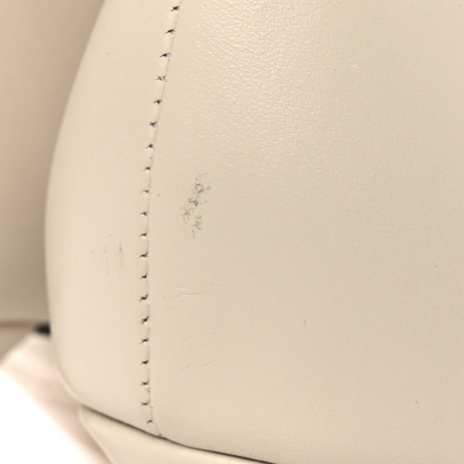 Fendi Vitello Karligraphy Logo FF Ankle Boots 35 White 10 of 11