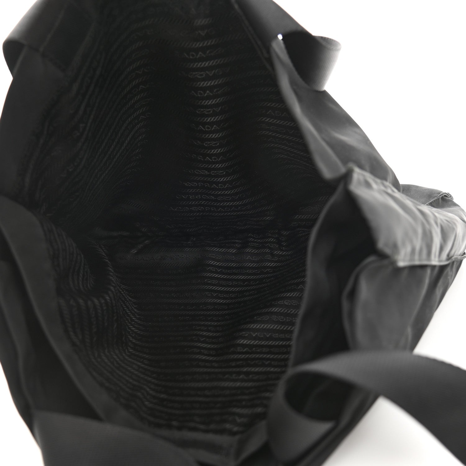 Prada Nylon Vela Tote Black 8 of 14
