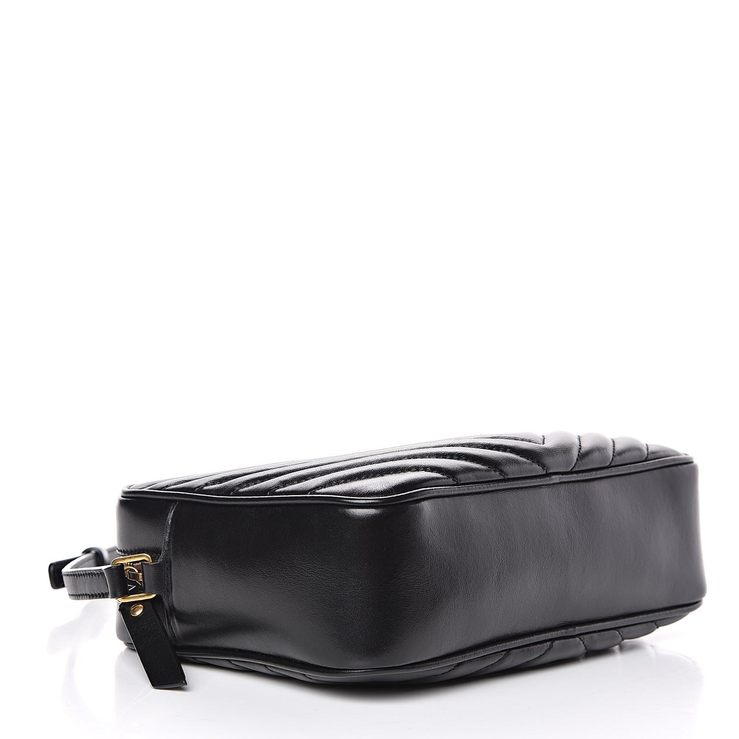 Calfskin Matelasse Monogram Lou Camera Bag Black