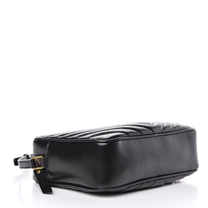 Saint Laurent Calfskin Matelasse Monogram Lou Camera Bag Black 4 of 10