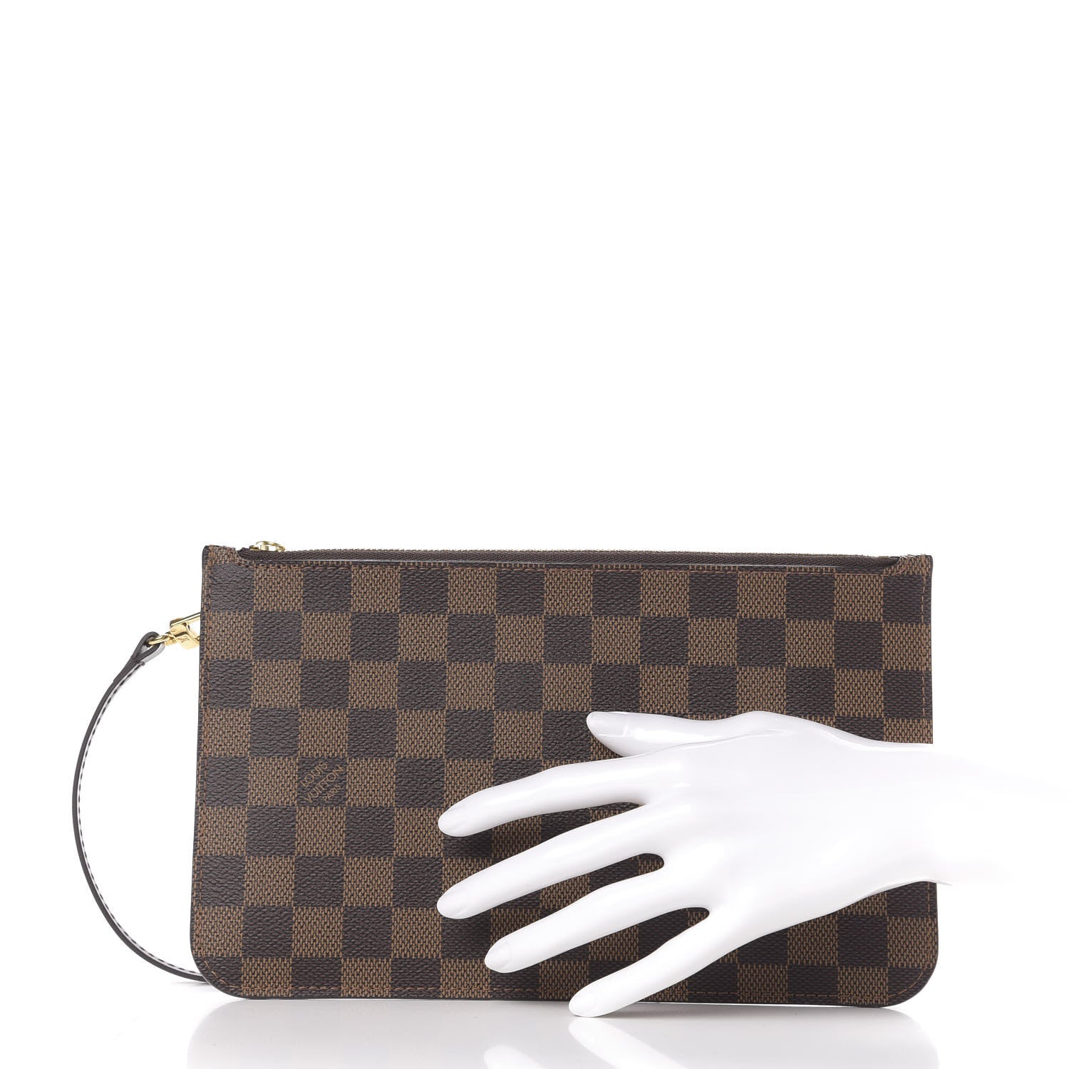 Louis Vuitton Damier Ebene Neverfull MM GM Pochette 2 of 8