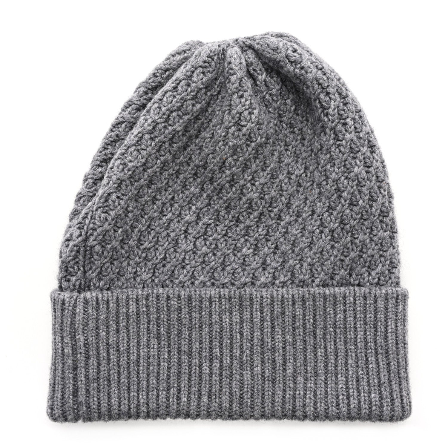 Chanel Cashmere CC Beanie Hat Grey 3 of 6
