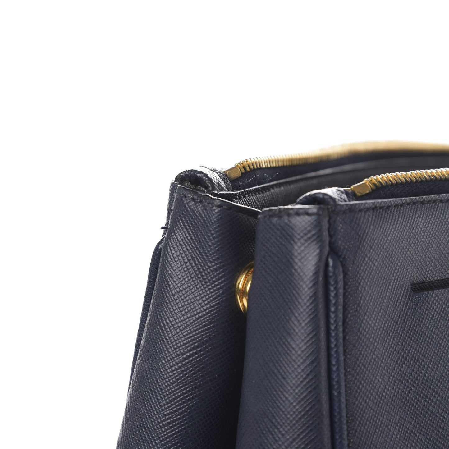 Saffiano Large Galleria Double Zip Tote Baltico