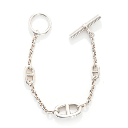 Hermes Sterling Silver Farandole Bracelet LG 1 of 5