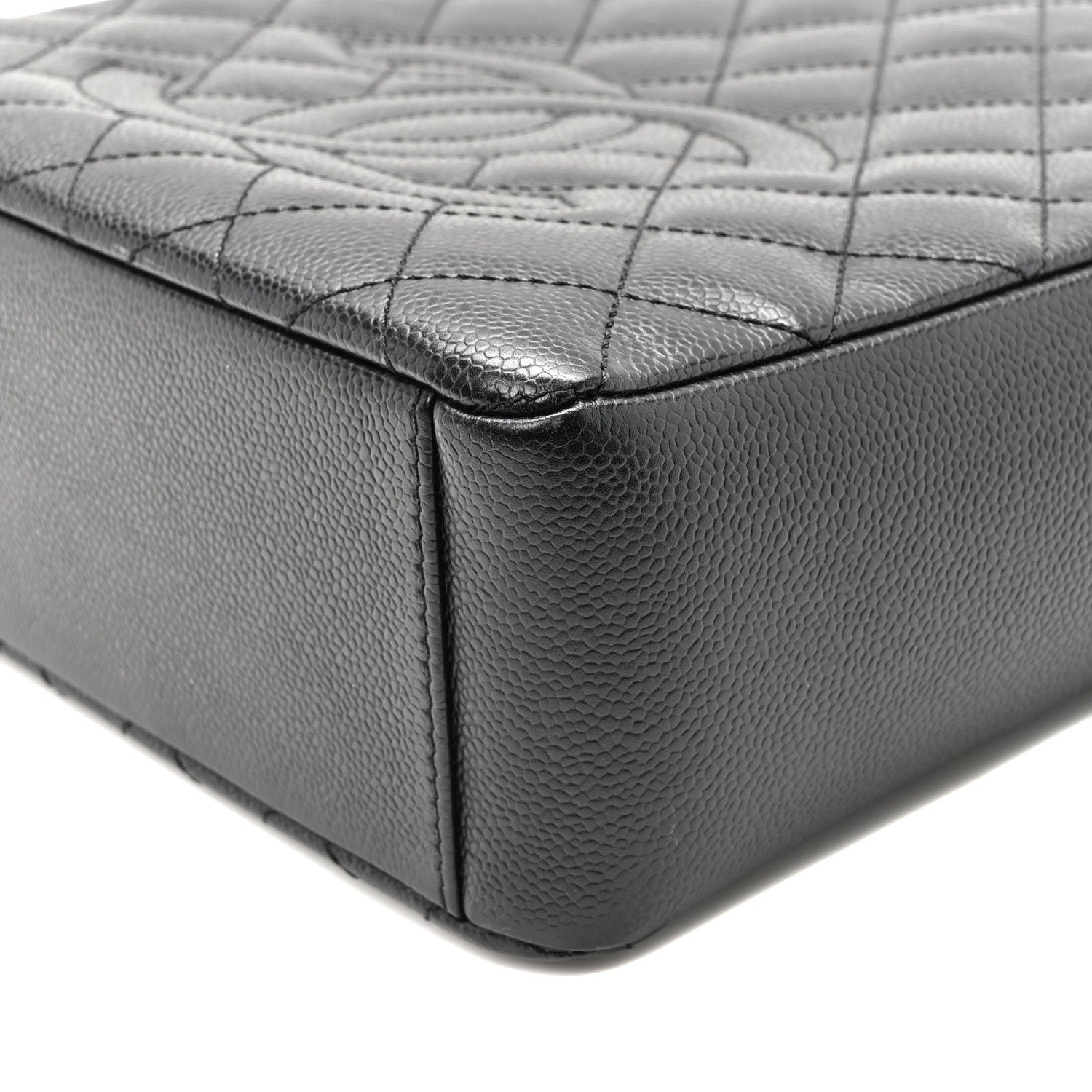Chanel Caviar Quilted Petit Shopping Tote PST Black 10 of 10