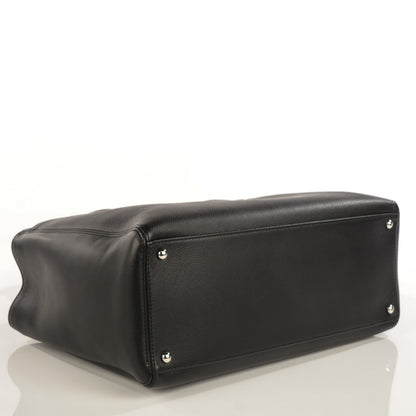Chanel Calfskin Cerf Executive Shopper Tote Black 4 of 8