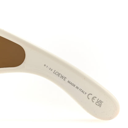 Loewe Acetate Anagram Wave Mask Sunglasses LW40108I Ivory 5 of 7