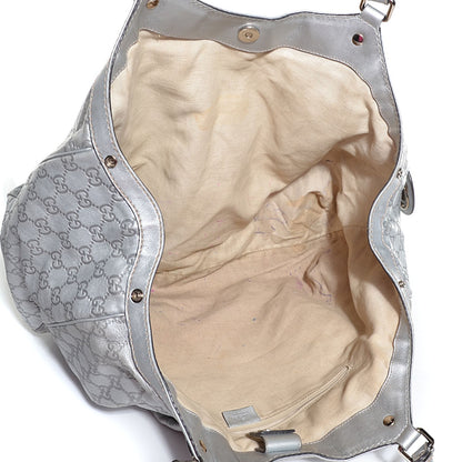 Gucci Guccissima Large Sukey Tote Silver 5 of 7