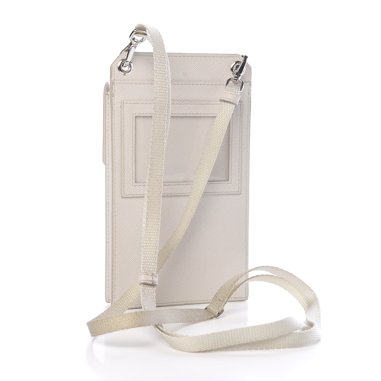Saffiano Mini Camera Crossbody Bag Talco