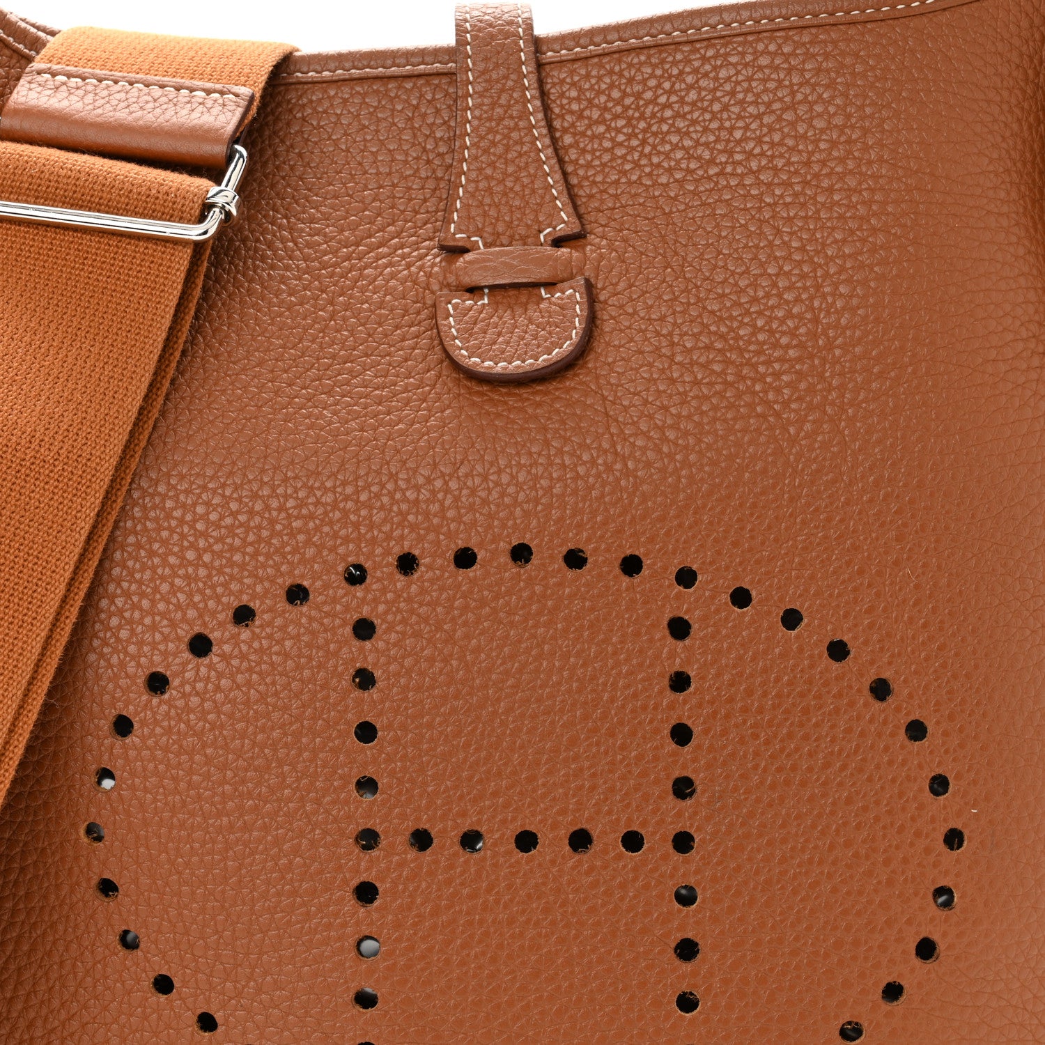 Hermes Taurillon Clemence Evelyne III PM Gold 8 of 12