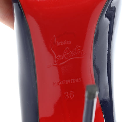 Christian Louboutin Patent Decollete 554 100 Pumps 36 Purple Pop 6 of 8
