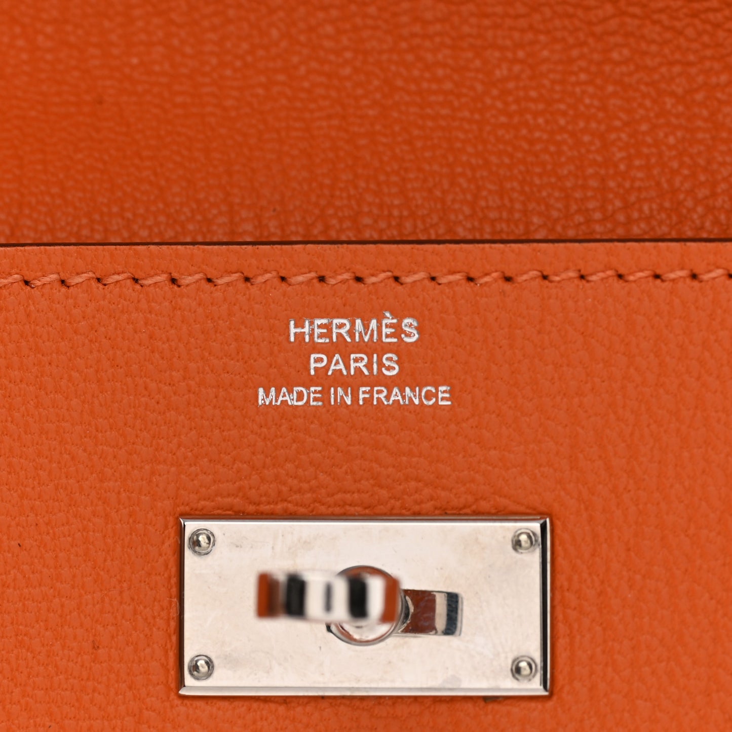 Chevre Mysore Kelly Longue Wallet Orange