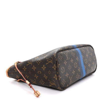 Louis Vuitton Monogram My LV Heritage Neverfull PM Blue De France Bleu Marine 3 of 10