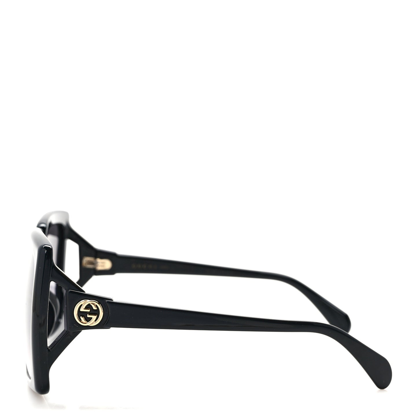 Acetate Square Frame Sunglasses GG0876S Black