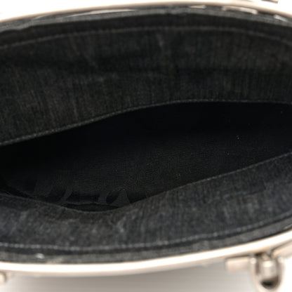 Salvatore Ferragamo Metal Cage Gancini Bucket Bag Silver 5 of 9