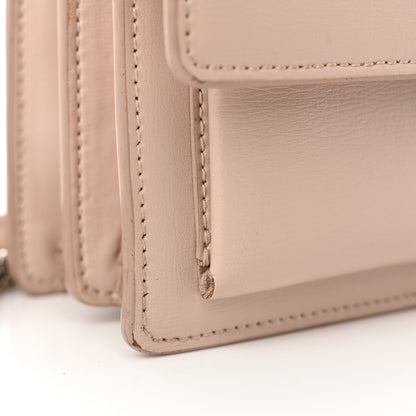 Saint Laurent Calfskin Medium Monogram Sunset Marble Pink 17 of 21