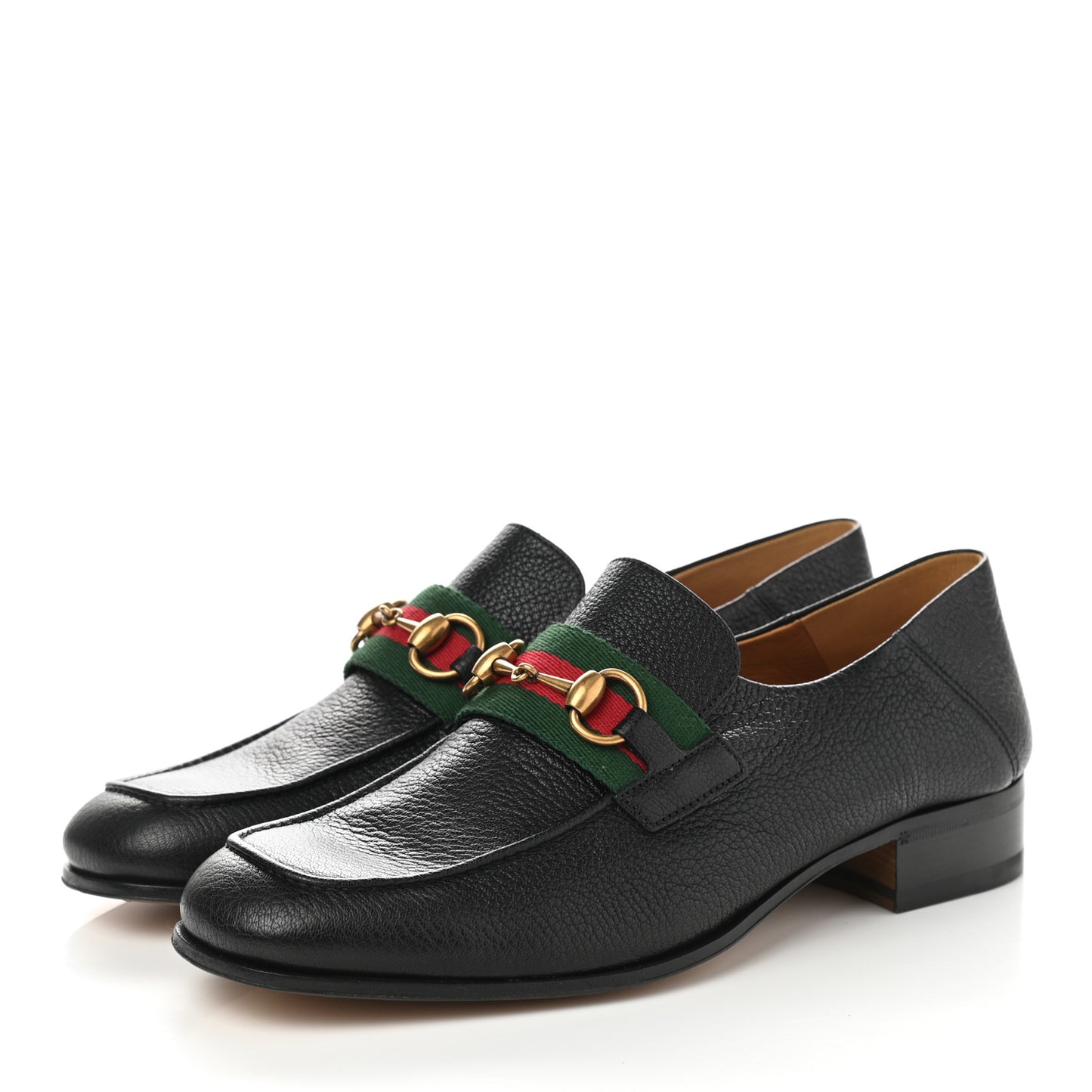 Havely Kid Web Mens Horsebit Loafers 8.5 Black