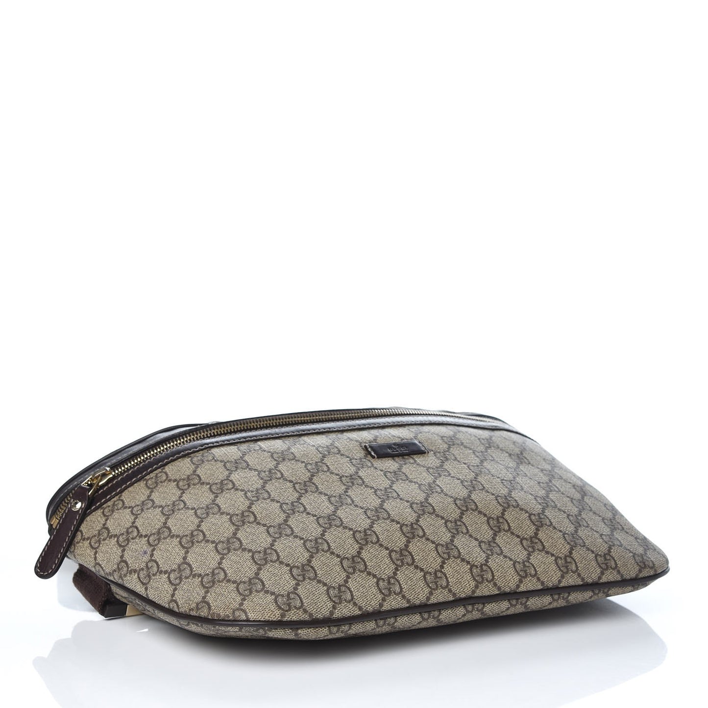 GG Plus Monogram Belt Bag Dark Brown