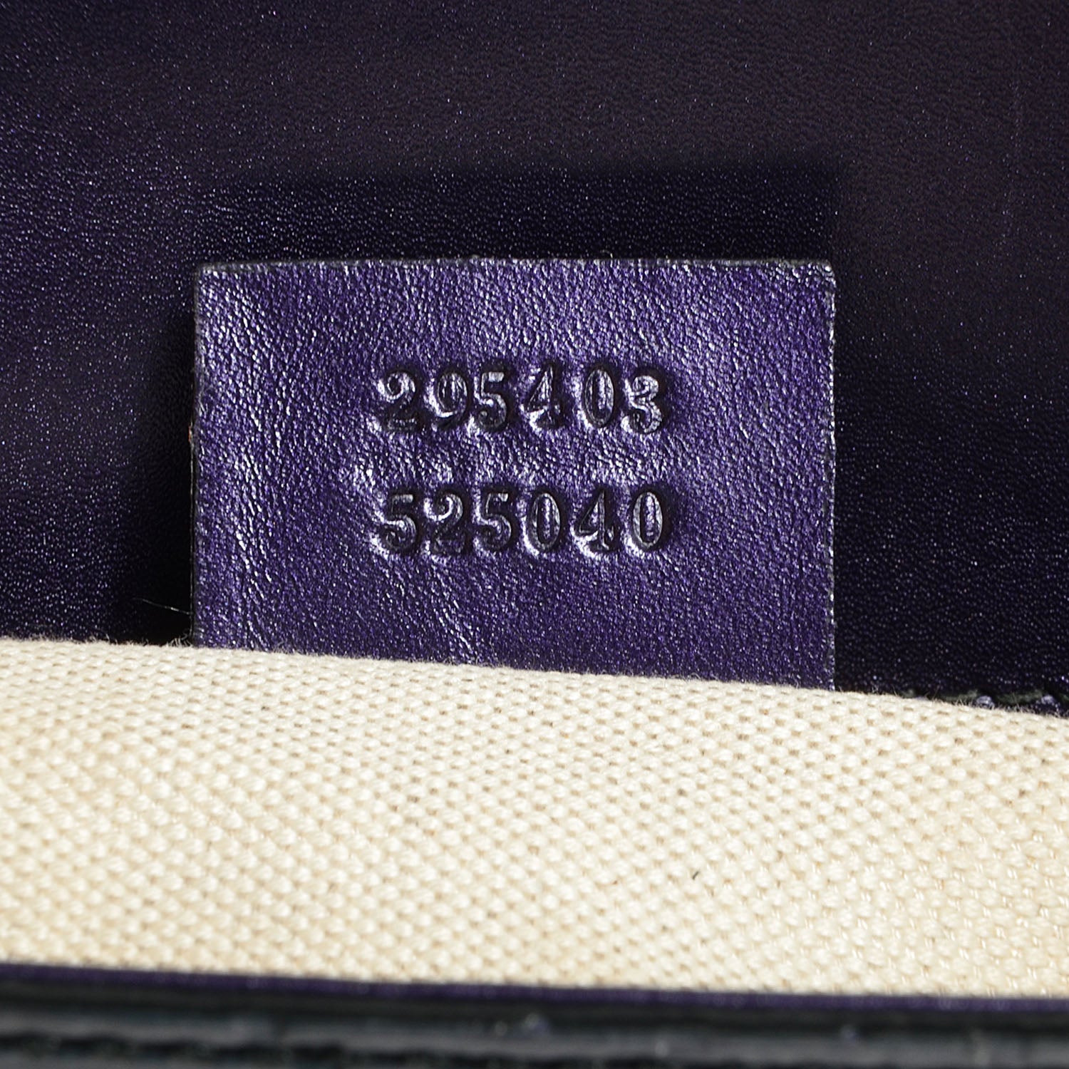 Gucci Shine Guccissima Large Emily Chain Shoulder Bag Melanzana 8 of 8