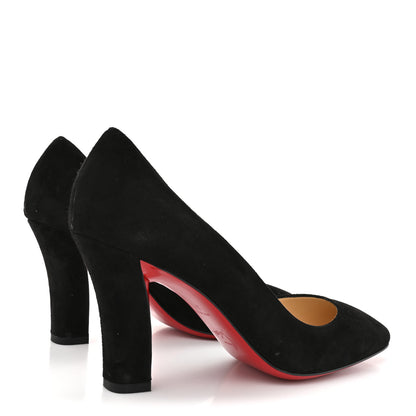 Christian Louboutin Veau Velours Viva 85 Pumps 37.5 Black 5 of 9