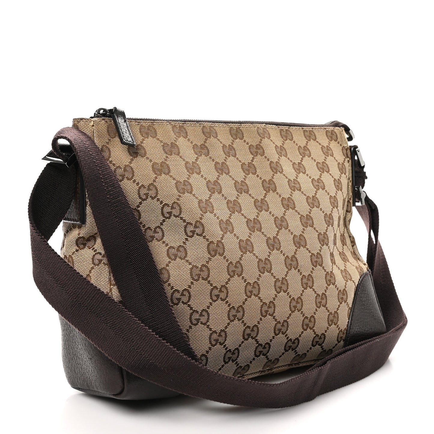 Monogram Joy Messenger Bag Dark Brown