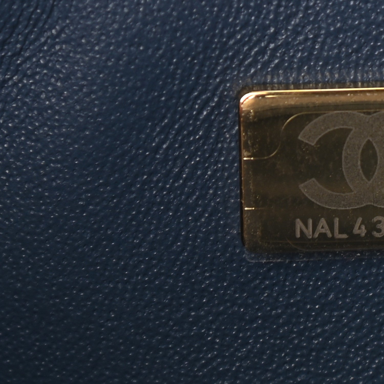 Chanel Aged Calfskin Quilted 2.55 Reissue Mini Flap Blue 7 of 10