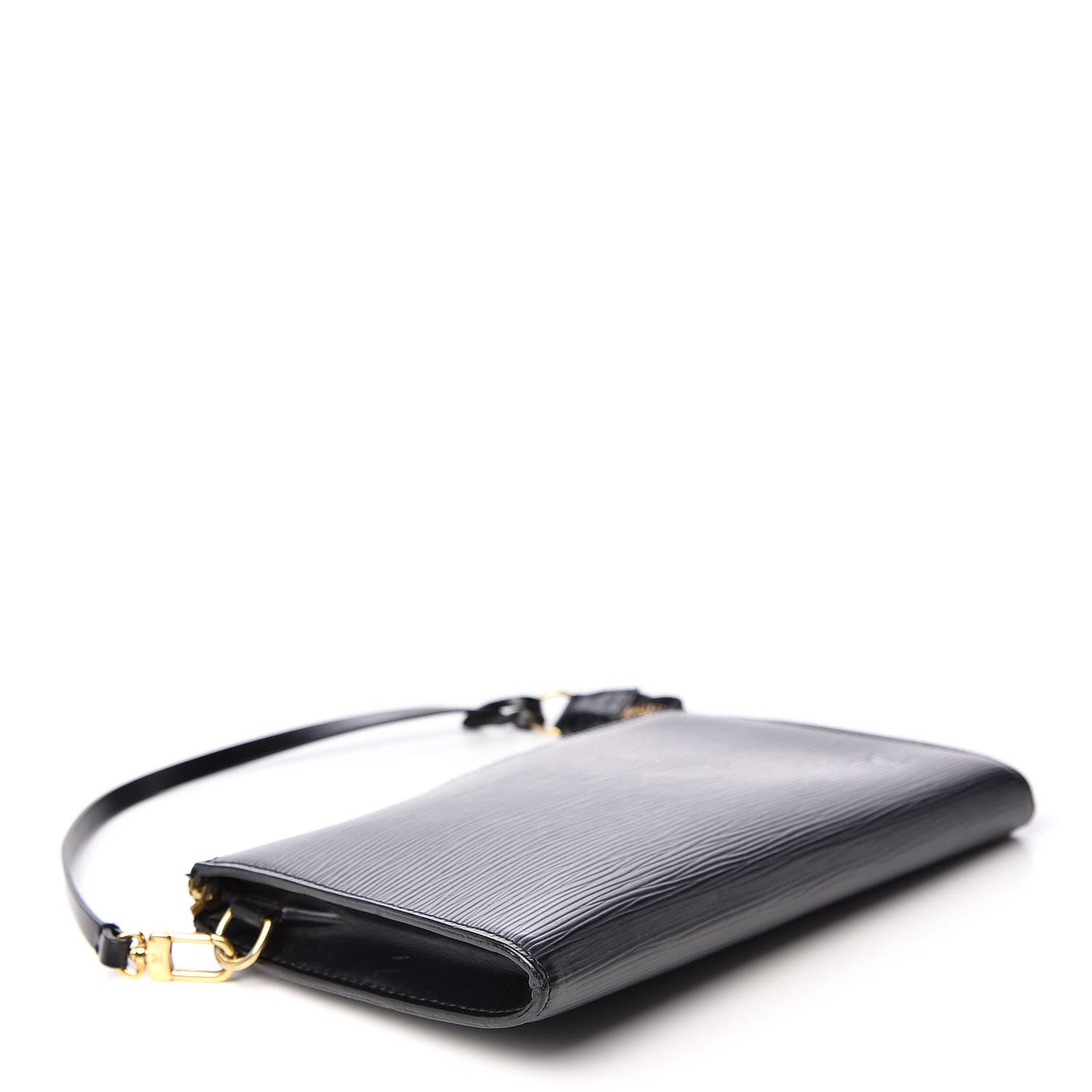Louis Vuitton Epi Pochette Accessories 24 Black 3 of 8