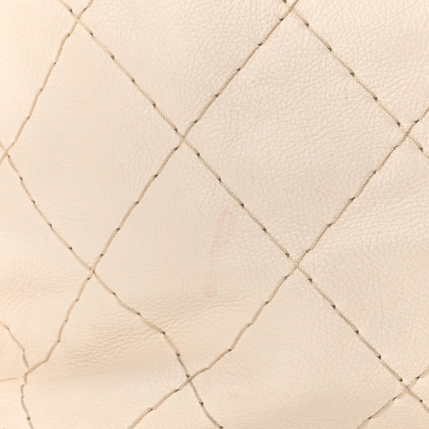 Glazed Calfskin Large On The Road Tote Beige Clair