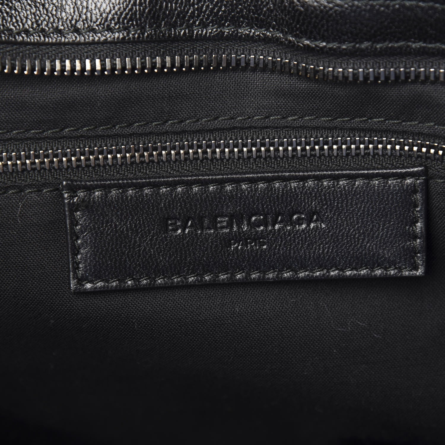 Balenciaga Chevre Iridescent Metallic Edge Hardware City Black 5 of 9
