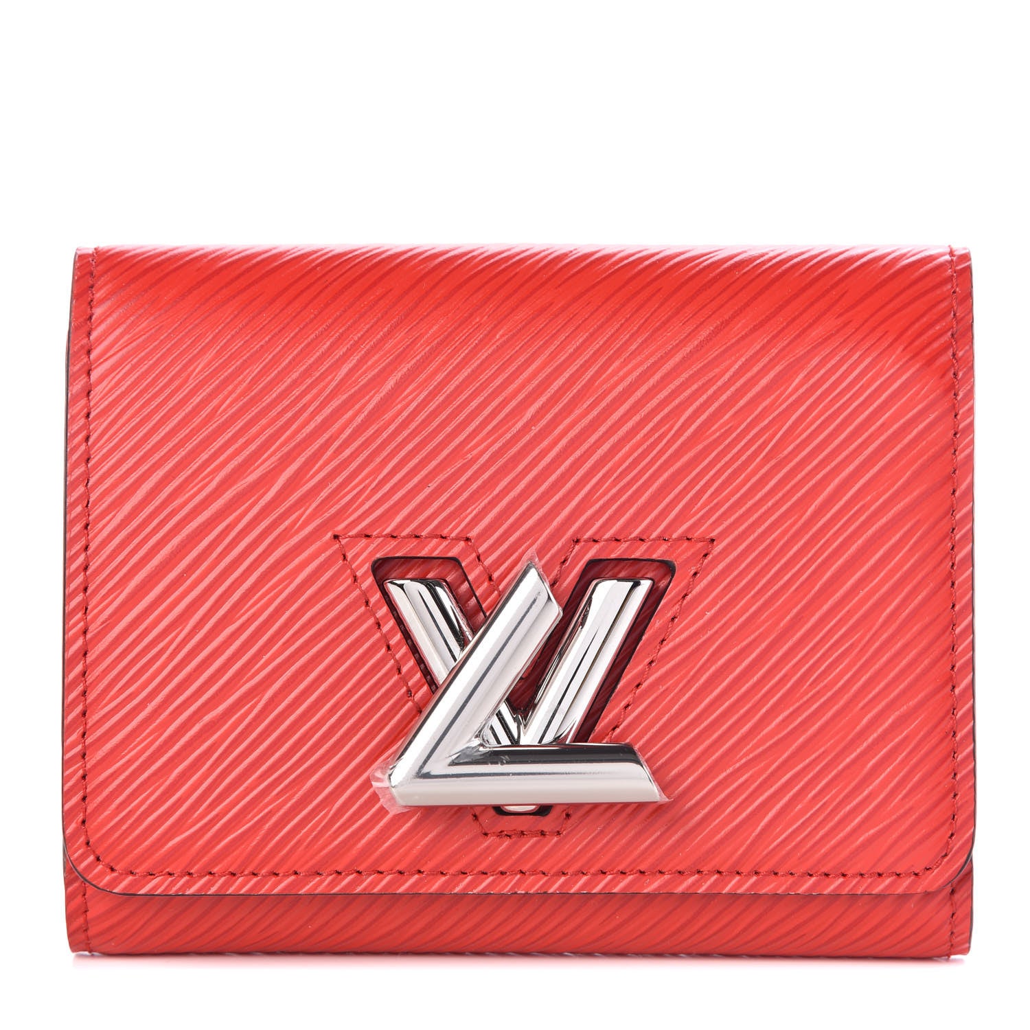 Louis Vuitton Epi Twist Compact Wallet Coquelicot 1 of 7