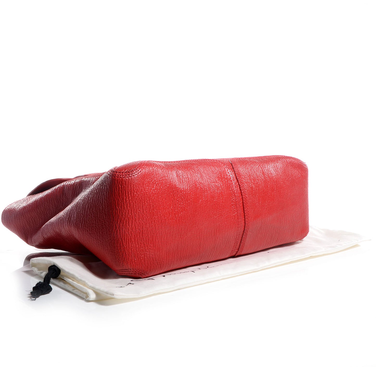 3.1 Embossed Leather Large Pashli Satchel Red