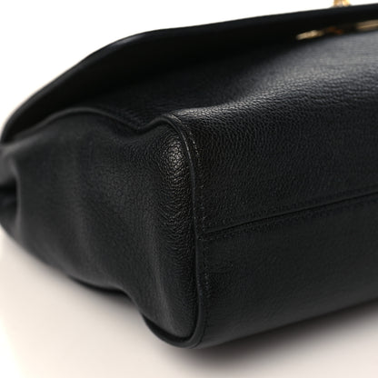 Mulberry Small Classic Grain Calfskin Medium Lily Black 7 of 8