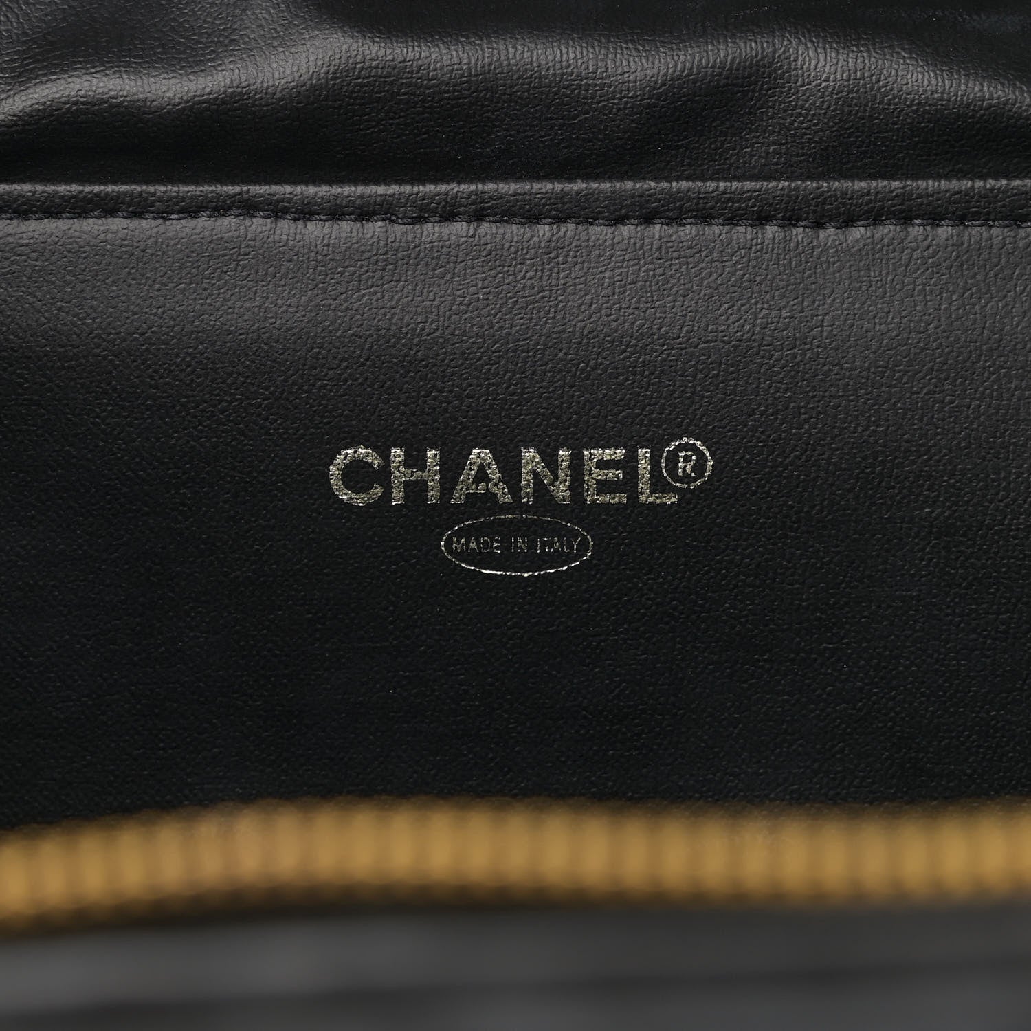 Chanel Lambskin Quilted Vanity Black 9 of 16