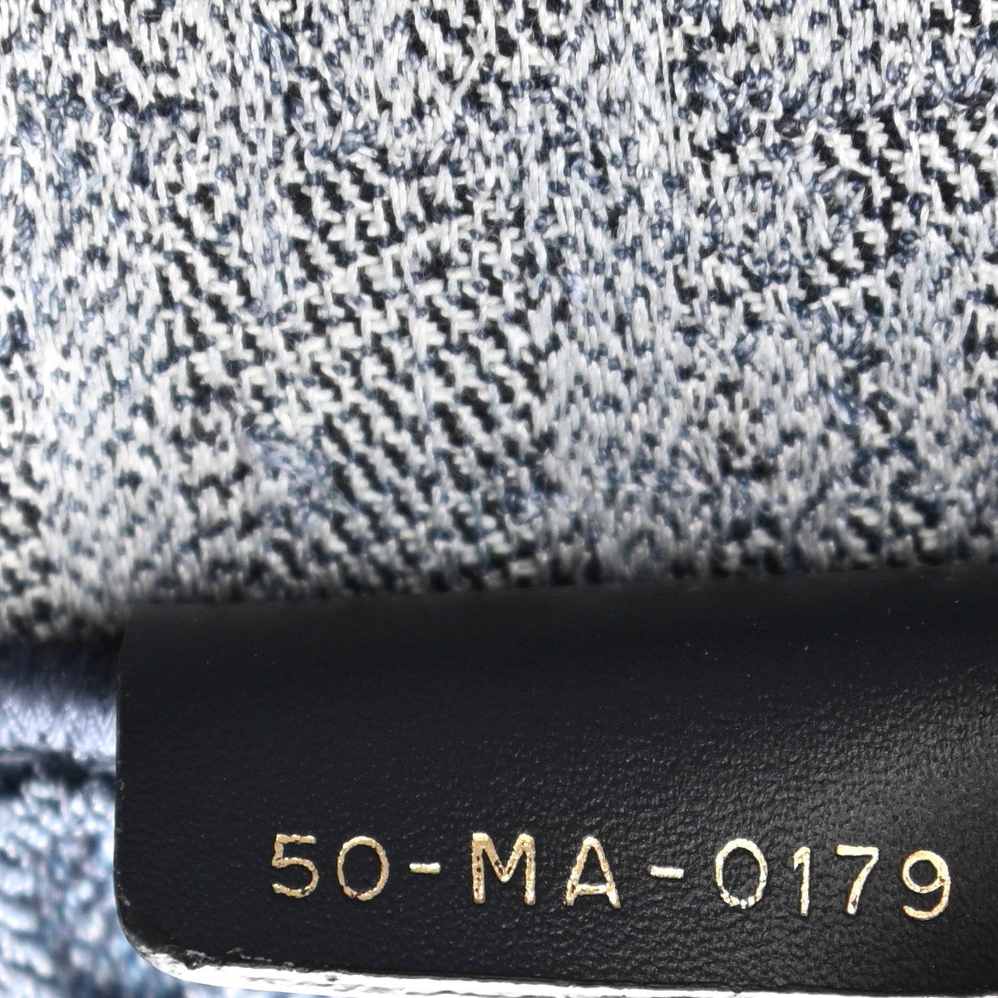 Oblique Denim Book Tote Denim Blue