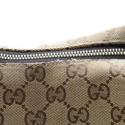 Gucci Monogram Medium Horsebit Chain Hobo Dark Brown 13 of 14