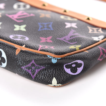 Louis Vuitton Monogram Multicolor Pochette Accessories Black 14 of 16