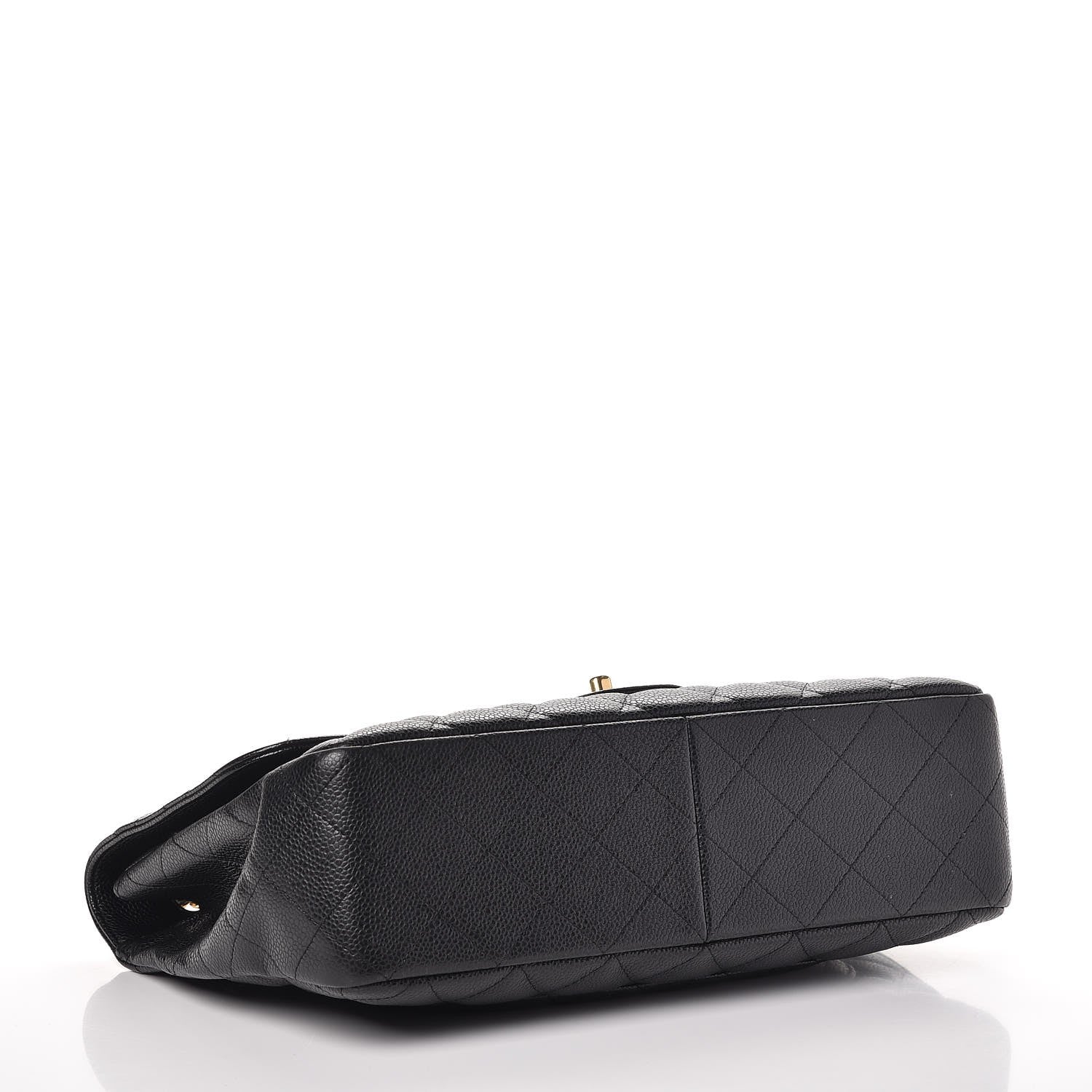 Chanel Caviar Quilted Jumbo Single Flap Black 5 of 8