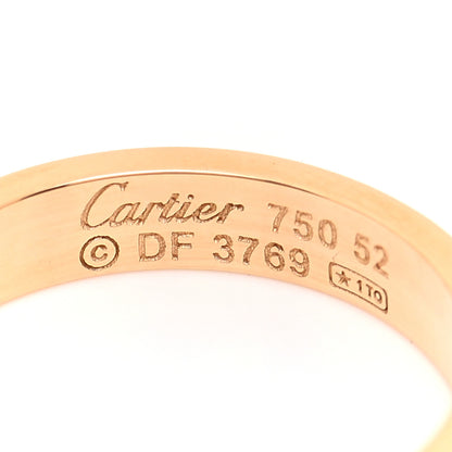 Cartier 18K Yellow Gold 3.5mm LOVE Wedding Band Ring 52 6 4 of 4