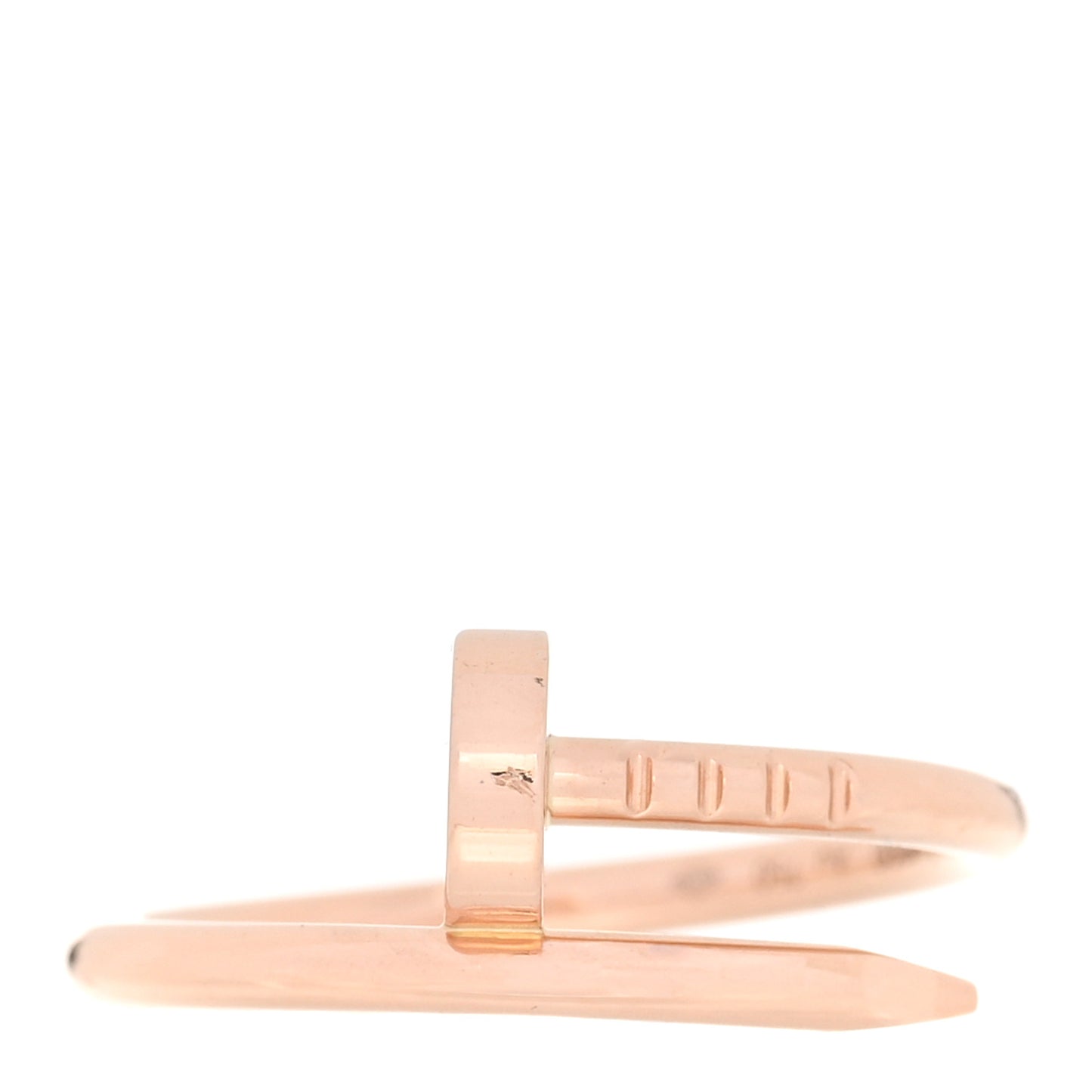 18K Pink Gold Small Juste Un Clou Ring 49 4.75