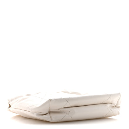 Chanel Shiny Calfskin Quilted Mini Chanel 22 White 4 of 11