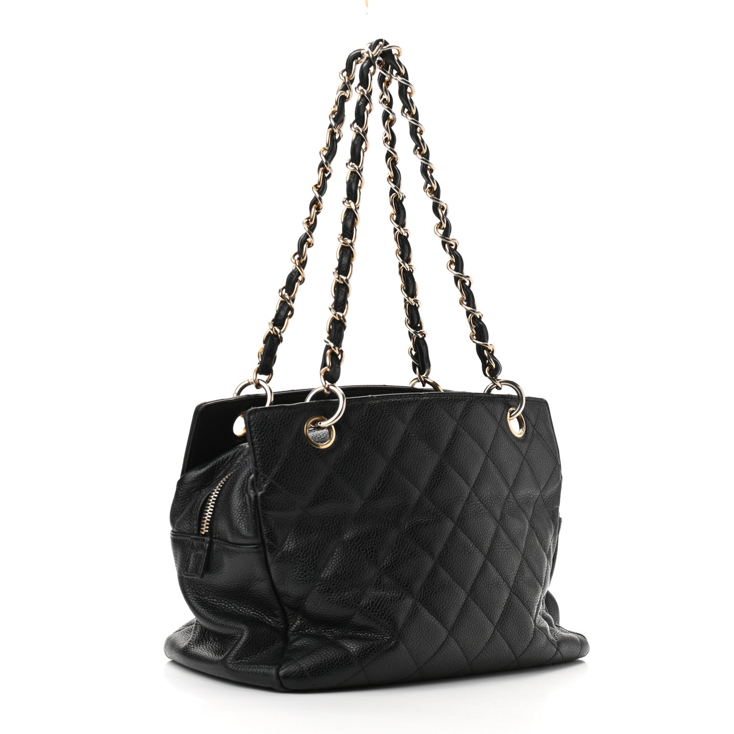 Chanel Caviar Quilted Petit Timeless Tote PTT Black 4 of 29