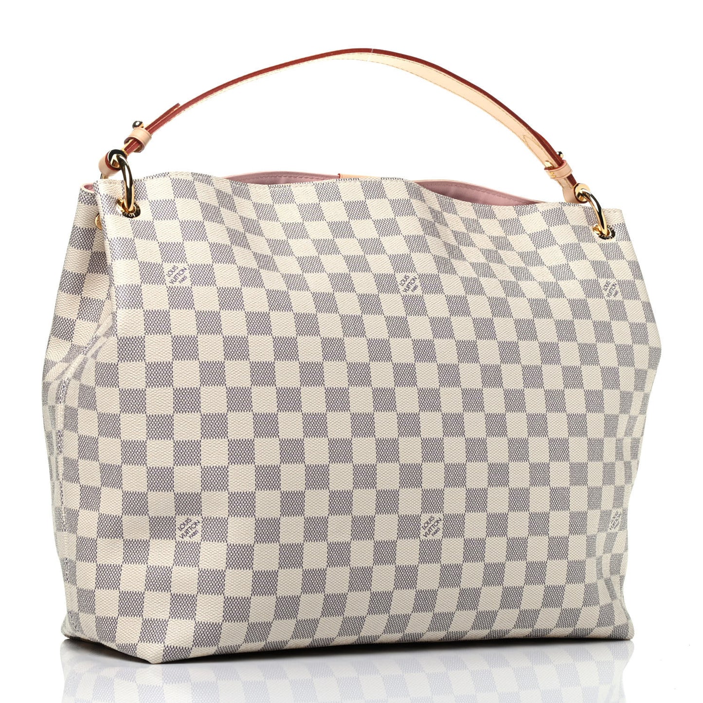 Damier Azur Graceful MM Rose Ballerine