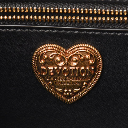 Dolce & Gabbana Calfskin Medium Devotion Crossbody Bag Black 6 of 6