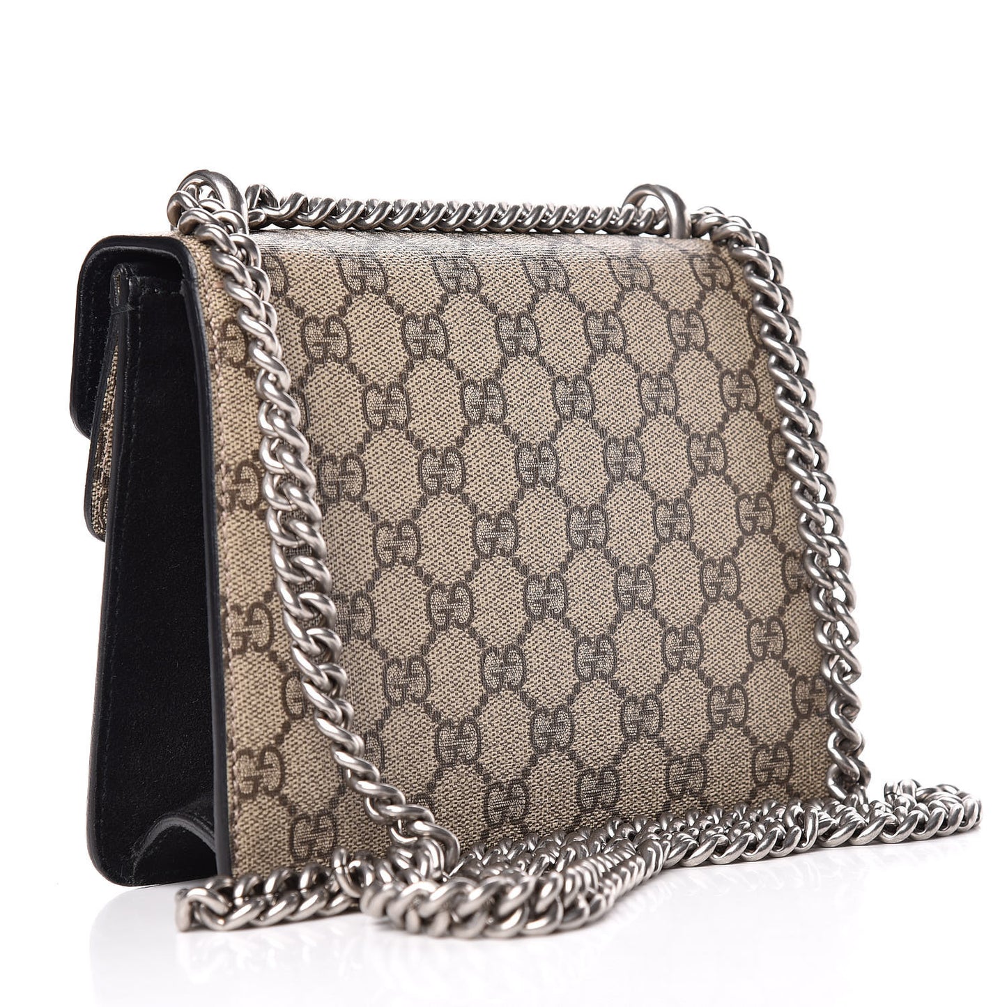 GG Supreme Monogram Mini Dionysus Shoulder Bag Black