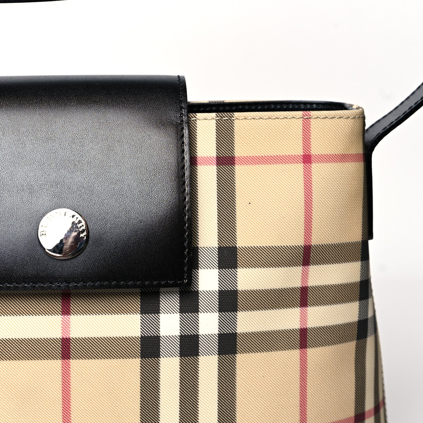 Vintage Check Shoulder Bag Black