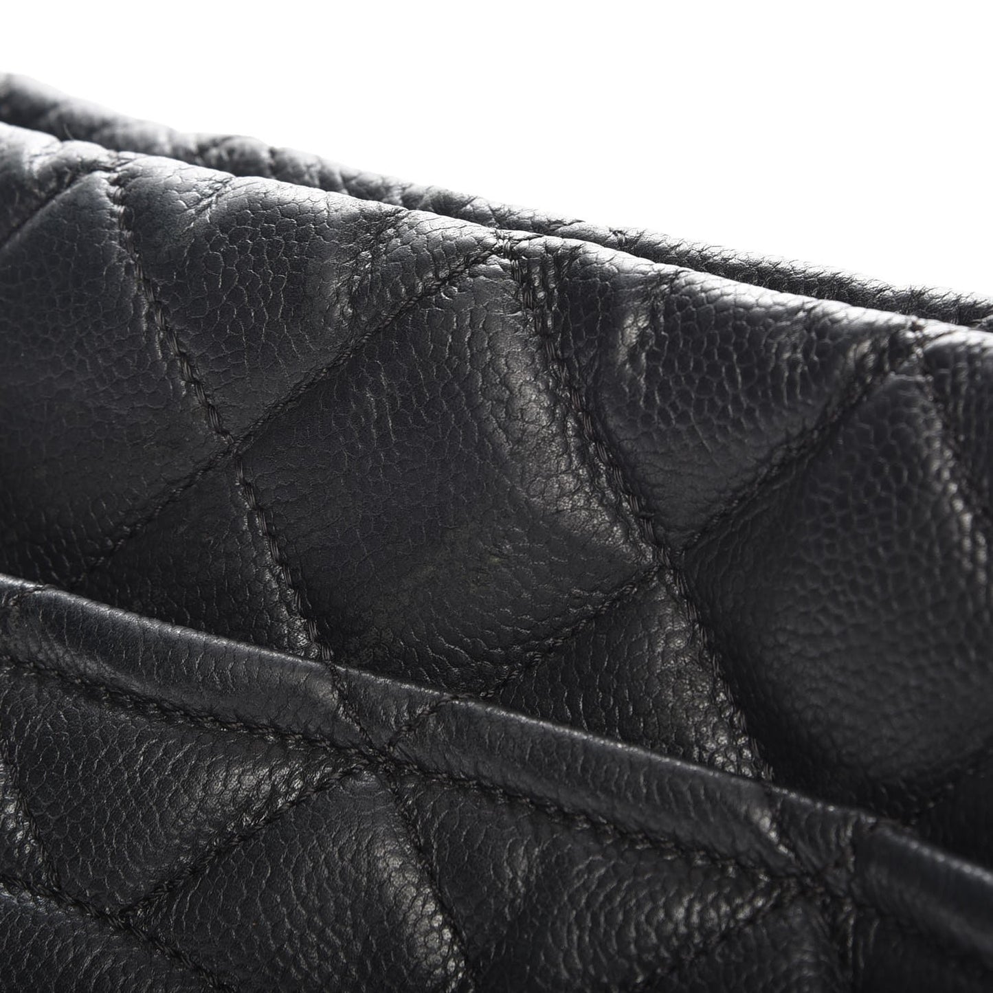 Caviar Quilted Timeless CC Soft Tote Black