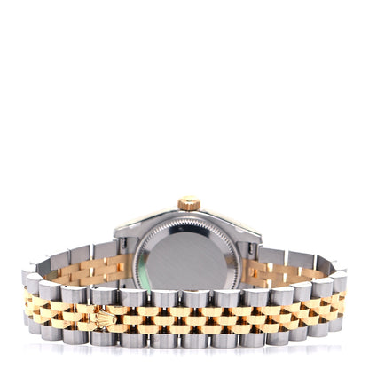 Rolex Stainless Steel 18K Yellow Gold 26mm Oyster Perpetual Datejust Watch Champagne Roman 179173 3 of 5